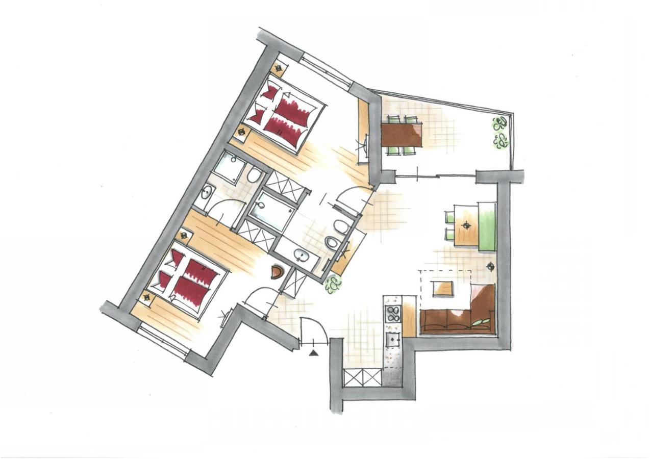 Nofnerhof Apartment Appiano Sulla Strada Del Vino Luaran gambar